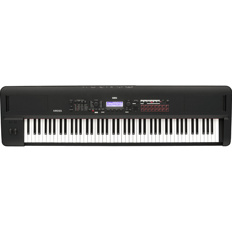 Korg KROSS2-88-MB - Piano de scene workstation 88 notes toucher lourd noir mat