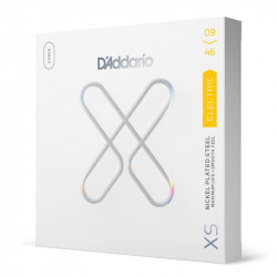 D'Addario XSE0946-3P - Pack de 3 jeux de cordes XS Nickel avec revêtement 09-46 pour guitare électrique
