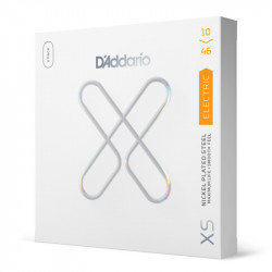 D'Addario XSE1046-3P - Pack de 3 jeux de cordes XS Nickel avec revêtement 10-46 pour guitare électrique