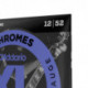 D'Addario ECG25 - Jeu de cordes XL Chromes filet plat light 12-52 pour guitare electrique