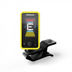 D'Addario Planet Waves CT-17YL - Accordeur chromatique à pince Eclipse jaune