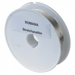 Romana 645810 - Fil d'acier étamé 0.30mm sur bobine 20 mètres