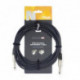 Stagg NGC10R - Cable Instrument Jack TS mâle droit / jack TS mâle droit 10 mètres