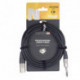 Stagg NAC6PSXMR - Câble audio jack mâle stereo vers XLR mâle 6 m Série N