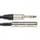 Stagg NAC6PSJSR - Rallonge audio jack stéréo 6 m Série N