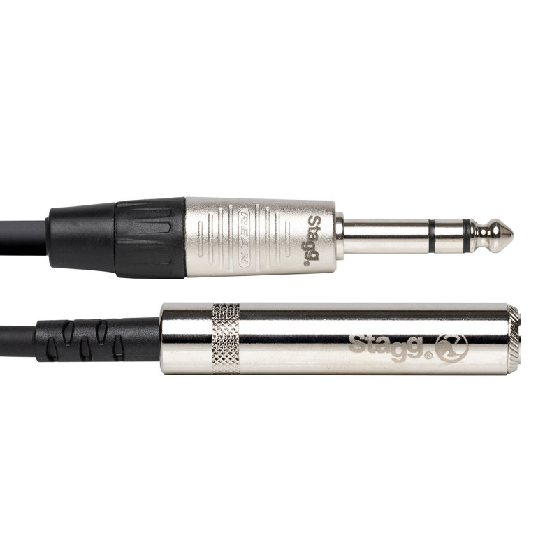 Stagg NAC6PSJSR - Rallonge audio jack stéréo 6 m Série N