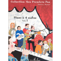 Thierry Masson - Mes premiers pas à quatre mains Vol.1 - Piano, 4 Hands - Recueil