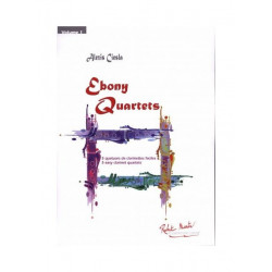 Alexis Ciesla - Ebony quartets volume 1 - 4 clarinettes - Recueil