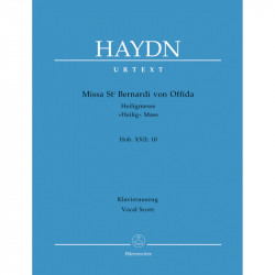 Franz Joseph Haydn - Missa Sancti Bernardi Von Offida - Vocal and Piano - Recueil