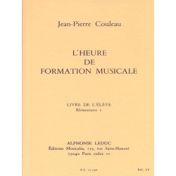 Jean-Pierre Couleau - L'heure de formation musicale - Elémentaire 1 - Elève - Recueil