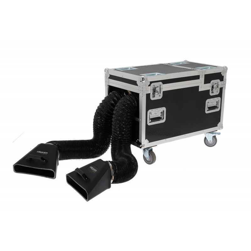 Algam Lighting NEBEL3000-II - Machine à fumée lourde 3000w 2 sorties avec flightcase