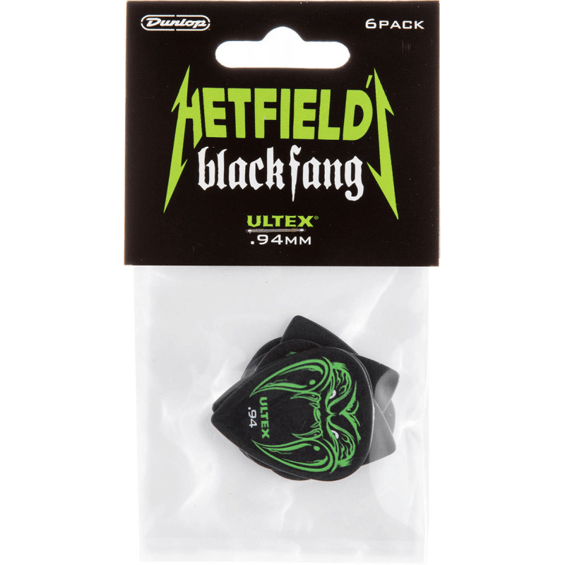 Dunlop PH112P94 - Lot de 6 médiator 0,94mm James Hetfield (ultex)