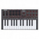 Akai Professional MPKMINI4-B - Clavier maitre USB 25 mini notes 8 pads 8 controleurs noir