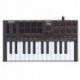 Akai Professional MPKMINI4-B - Clavier maitre USB 25 mini notes 8 pads 8 controleurs noir