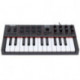 Akai Professional MPKMINI4-B - Clavier maitre USB 25 mini notes 8 pads 8 controleurs noir