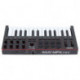 Akai Professional MPKMINI4-B - Clavier maitre USB 25 mini notes 8 pads 8 controleurs noir
