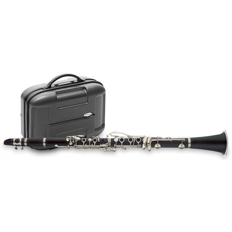Stagg 77-C - Clarinette Sib Böhm 17 clés/6 anneaux avec etui abs