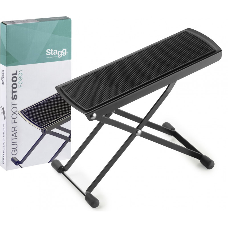Stagg FOSQ1 - Repose-pied en métal pour guitaristes