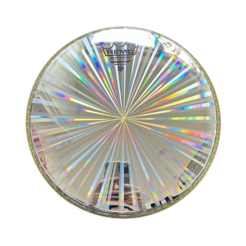 Remo PD-0410-48 - Peau pandeiro synthetique effet Radiant No Collar