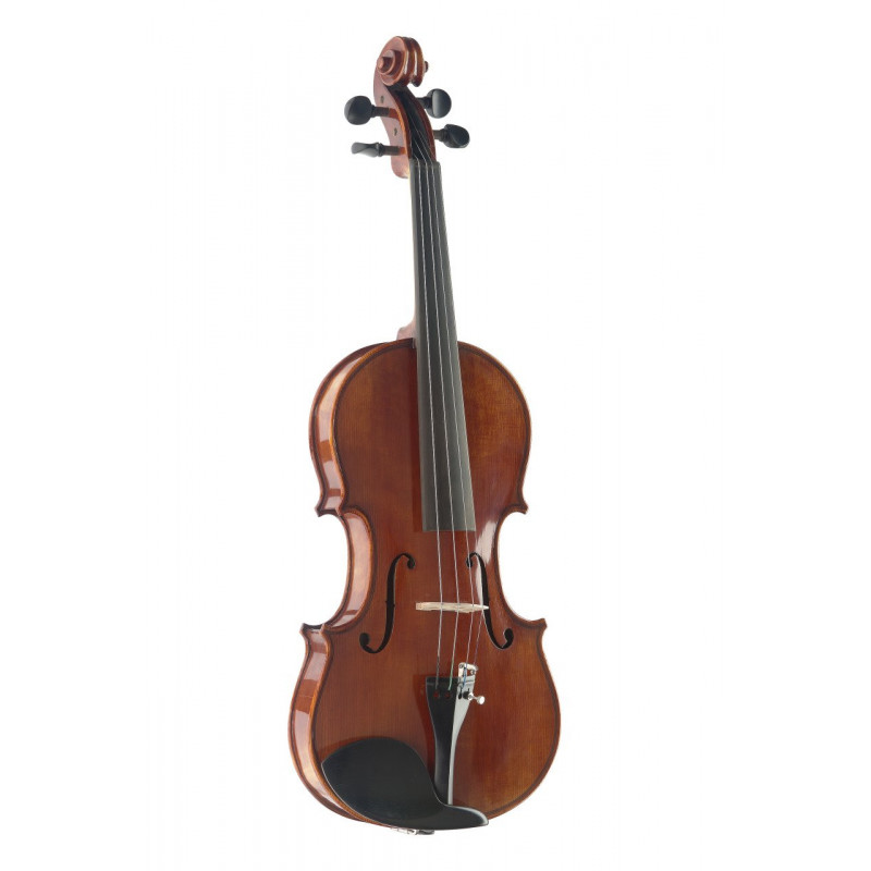 Stagg VN-4/4 HG - Violon 4/4 érable flammé massif verni à la main & soft-case Deluxe