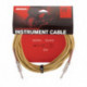 D'Addario Planet Waves BG-20TW - Cable instrument jack Custom tressé Tweed 6m