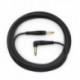 D'Addario Planet Waves GRA-10 - Cable instrument jack coudé Custom noir 3m