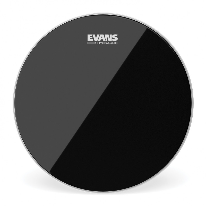 Evans TT10HBG - Peau frappe noire Hydraulic 10" pour tom