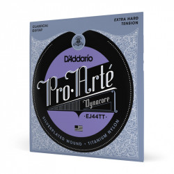 D'Addario EJ44TT - Jeu de cordes Pro Arte Dynacore Titanium Tension Extra Forte pour guitare classique