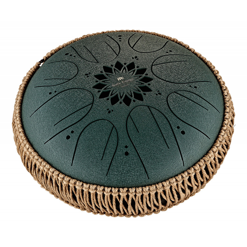 Meinl Sonic Energy MOSTD4DG - Tongue Drum 10" Fa dièse mineur 8 Notes 432 Hz Dark Green