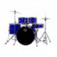 Mapex CM5294FTCIB - Batterie acoustique d'étude Comet Stage 22" Blue Indigo complète avec siège, cymbales et baguettes