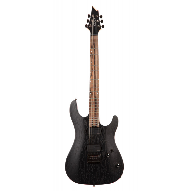 Cort KX500ET-EBK - Guitare electrique 2 micros doubles Fishman Fluence finition noir sablé