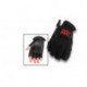 Meinl MDGFL-M - Paire de gants Taille M sans doigts noir et rouge pour batteur