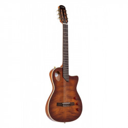 Angel Lopez SHERRY CE TB - Guitare electro acoustique Hybrid Nylon Tobacco sunburst