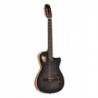 Angel Lopez SHERRY CE BK - Guitare electro acoustique Hybrid Nylon Black
