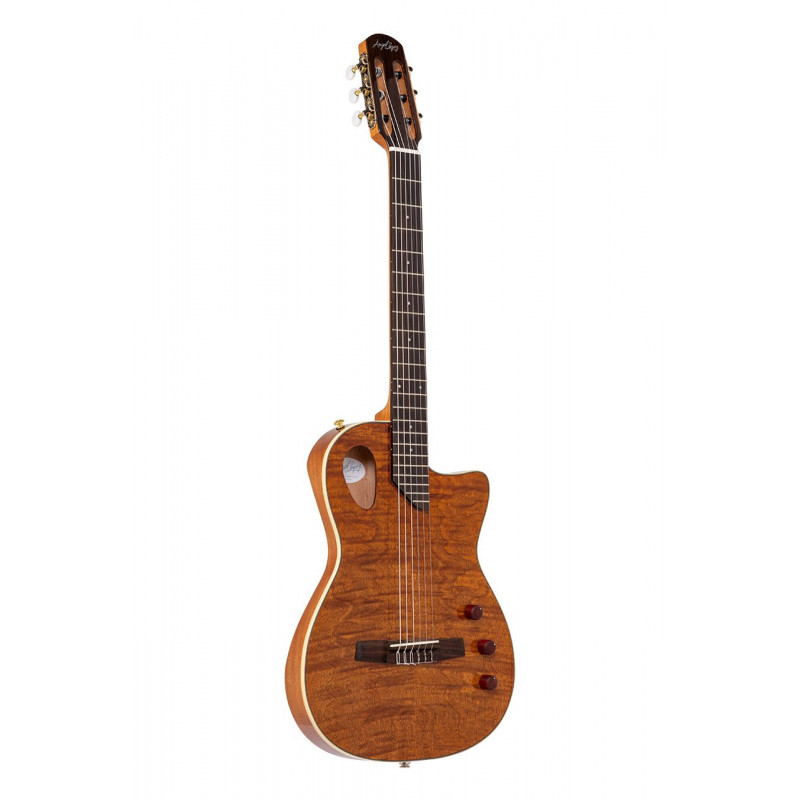 Angel Lopez SHERRY CE N - Guitare electro acoustique Hybrid Nylon Natural