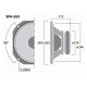 Monacor SPH-265 - Haut-parleur Woofer hifi 125w rms 8ohms diametre montage 246mm