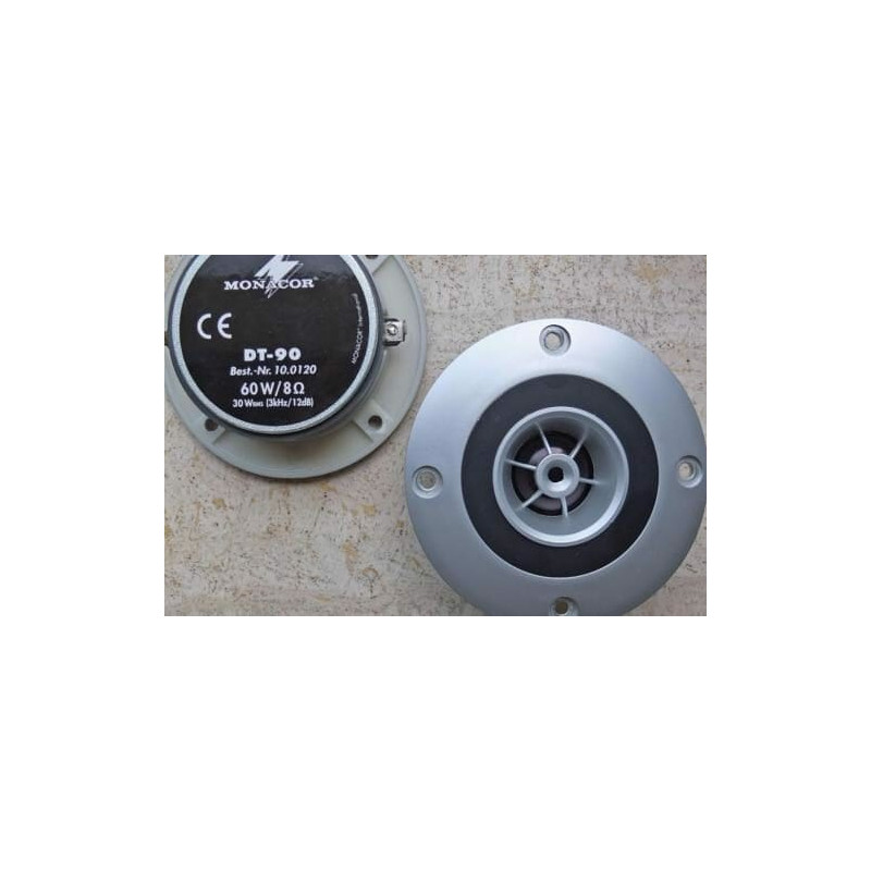 Monacor DT-90 - Haut-parleur Tweeter 60w 8ohms