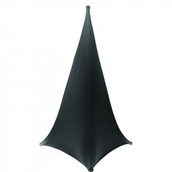 Ibiza LYCRA-STAND-1.2M-BK - Toile extensible noir 1.2m pour pied tripode