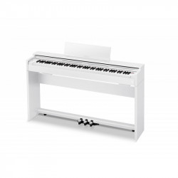 Casio AP-S200WE - Piano numérique meuble slim blanc 88 touches toucher ivoire et ébène mecanisme à marteaux