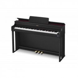 Casio AP-300BK - Piano numérique meuble noir 88 touches toucher ivoire et ébène mecanisme à marteaux