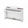 Casio AP-300WE - Piano numérique meuble blanc 88 touches toucher ivoire et ébène mecanisme à marteaux