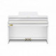 Casio AP-750WE - Piano numérique meuble blanc 88 touches mécanique à marteaux hybride Berlin Grand developpé par C. Bechstein