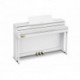 Casio AP-750WE - Piano numérique meuble blanc 88 touches mécanique à marteaux hybride Berlin Grand developpé par C. Bechstein