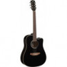 Eko RANGER6CW-EQ-BLK - Guitare electro-acoustique Ranger 6 dreadnought cutaway Black