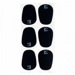 BG A10L - Protège-becs larges noirs 0,8 mm (6 pcs)