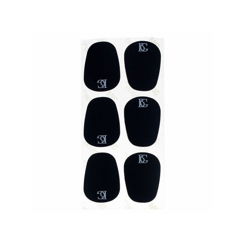 BG A10L - Protège-becs larges noirs 0,8 mm (6 pcs)