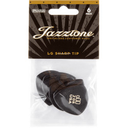 Dunlop 477P208 - Mediator Jazztone Player's Pack de 6 large pointu