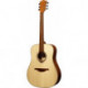 Lâg TL70D-NAT - Guitare Dreadnought Gaucher Naturelle Table Epicéa Massif