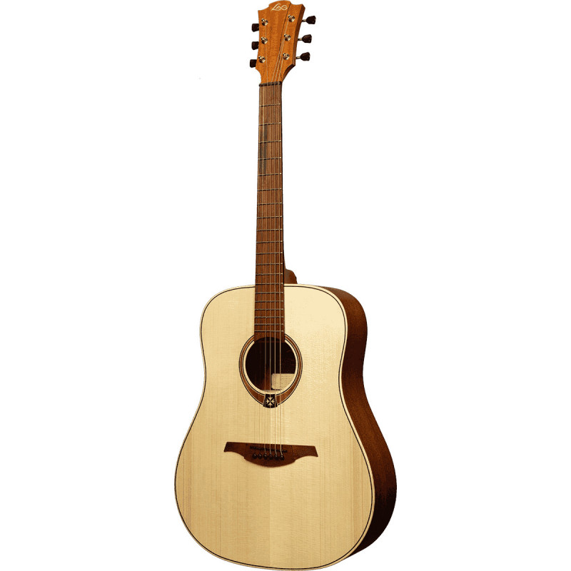 Lâg TL70D-NAT - Guitare Dreadnought Gaucher Naturelle Table Epicéa Massif