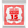 Ernie Ball 1015 - Corde .015 acier plein pour guitare electrique